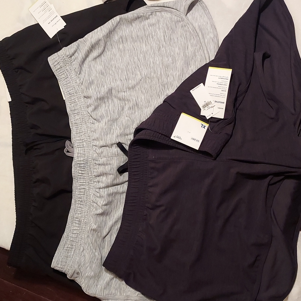 Set of three XL Old Navy active shorts